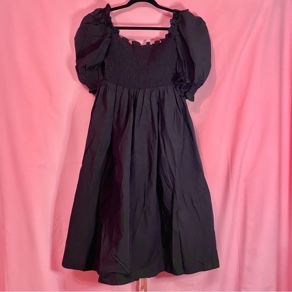 House of CB Silvana Sundress Black Garden Corset Medium Spring Summer NEW - Picture 11 of 17